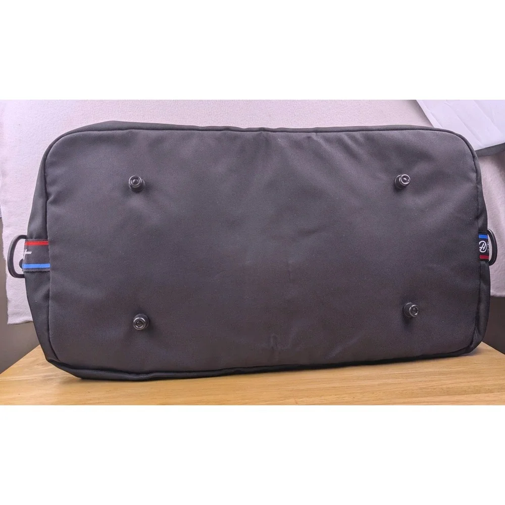 Haas F1 Team Duffel Bag Black Racing Travel Gym Bag with Shoulder Strap
